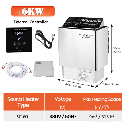 6KW Sauna Heater with Digital Controller